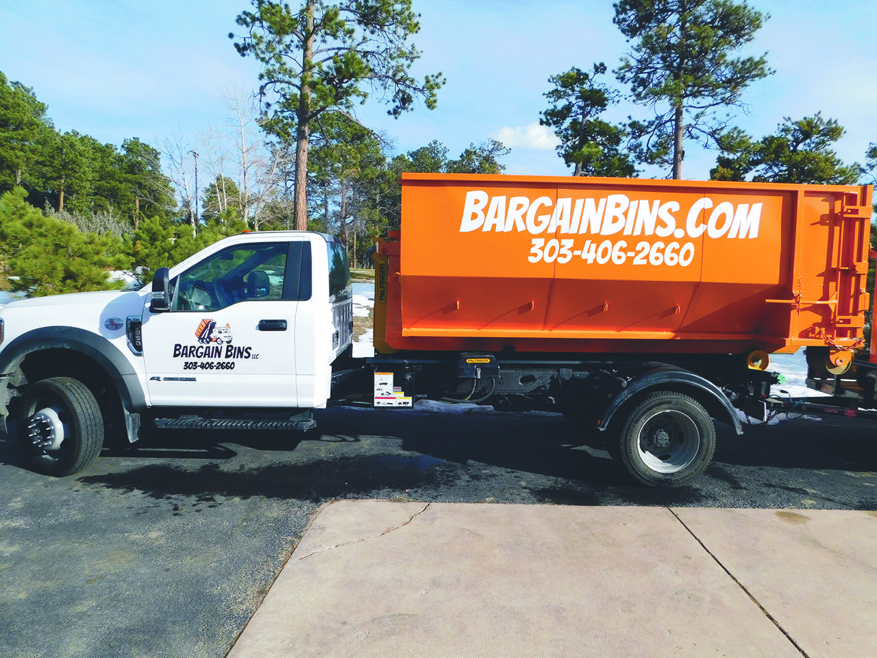 Rent a dumpster in Colorado Springs